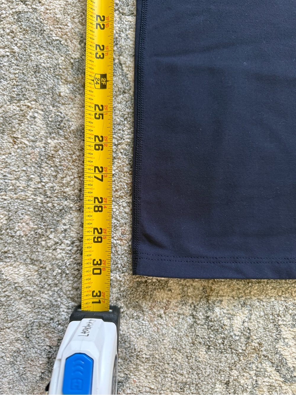 Athleta Navy Blue Bootcut Yoga Pants Size Medium 30” Inseam - Picture 3 of 5